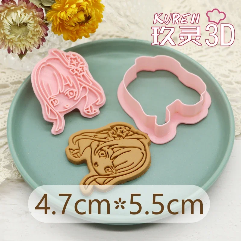 Cookie Cutter Baking Mold Cookie Mould Genshin Impact Neuvillette Focalors Cake Tool Cookie Cutter Christmas Cutters Biscuit Stamp Fondant Mould Baking Sugarcraft Mold