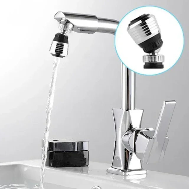 360 Rotate Swivel Adapter Water Saving Tap Aerator Faucet Nozzle Filter Bathroom Shower Tools Aerator Diffuser Kitchen Faucets 4