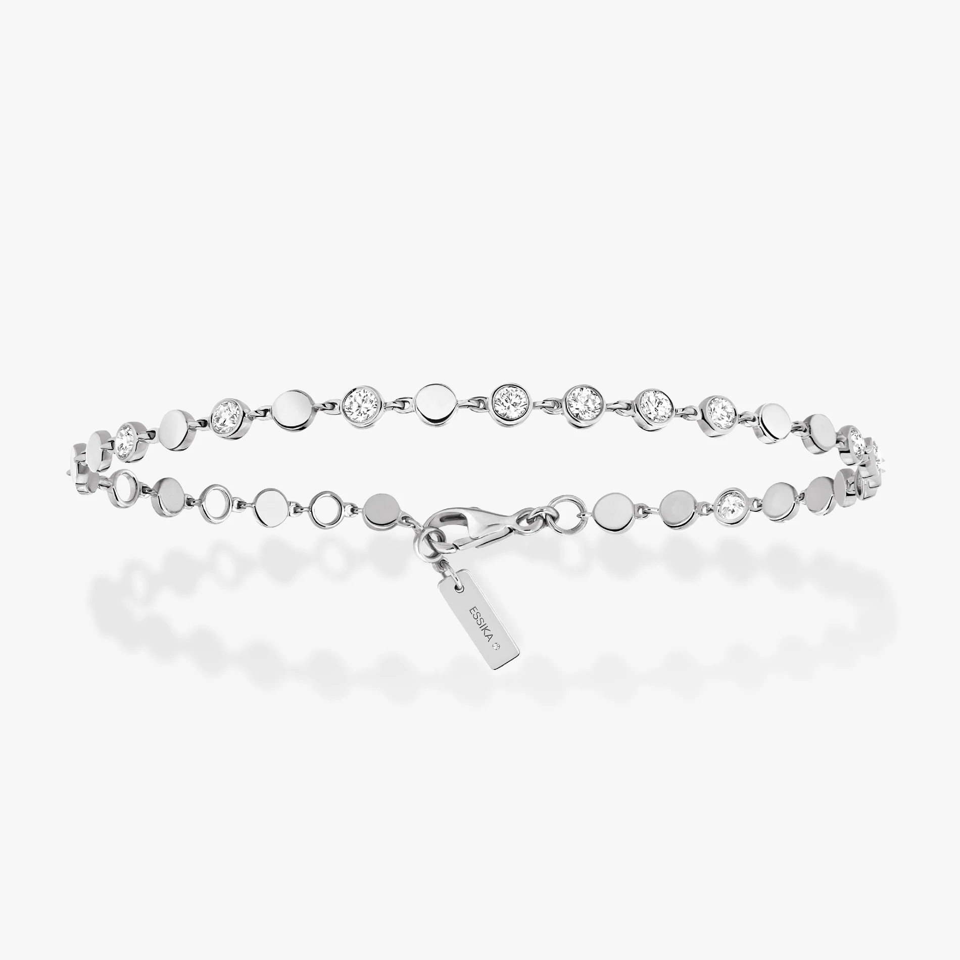 

Round Zirconia 925 Sterling Silver Bracelet Fashion Jewelry