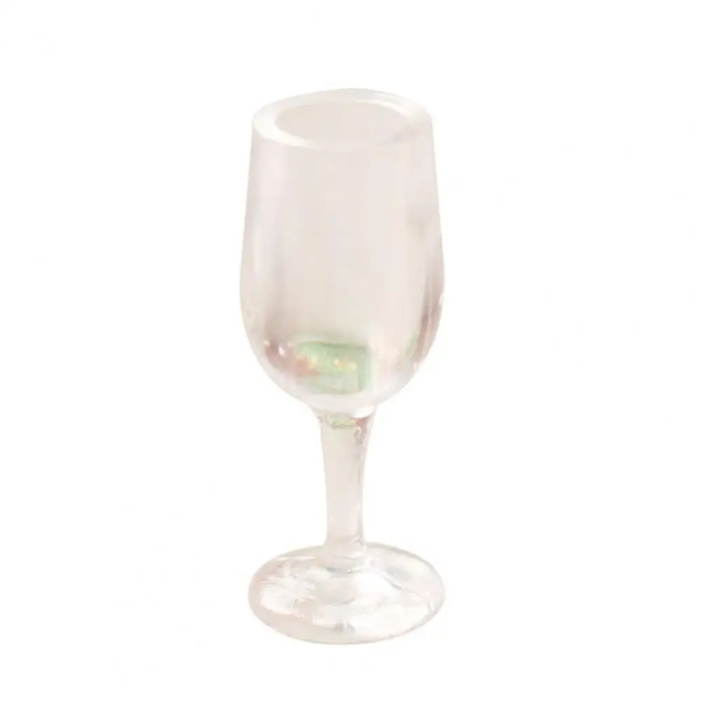 10Pcs/Set Funny Miniature Red Wine Glass 3D Red Wine Glass Model DIY 1:12 Dollhouse Scene Ornament Mini Clear Wine Cup  Gifts 4