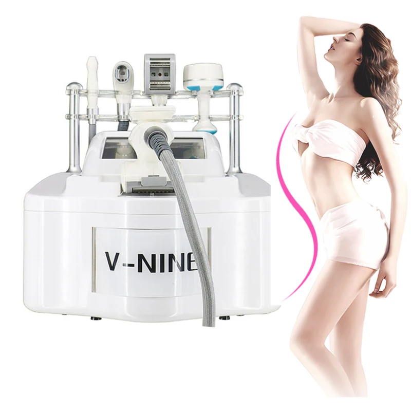 

Portable V9 Body Shape Weight loss Vacuum 80K Cavitation Slimming Roller RF Shaping Massage Machine Fat Removal Face Lift Beauty