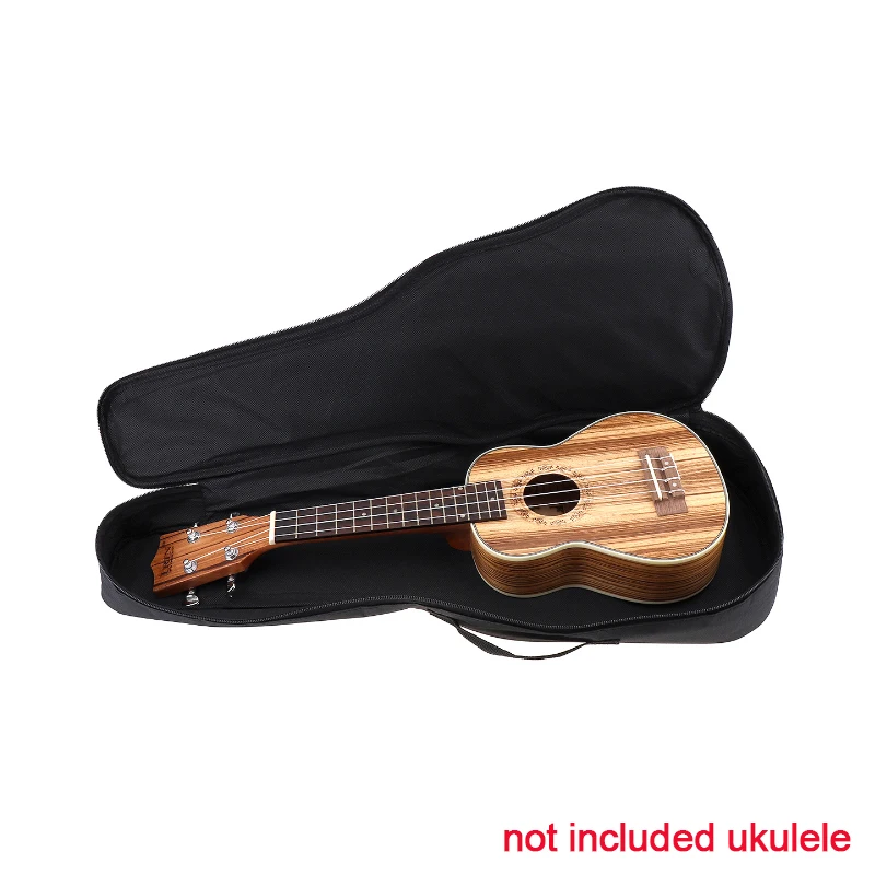 Portable Waterproof Soft Ukulele Backpack Case with Single Shoulder Strap