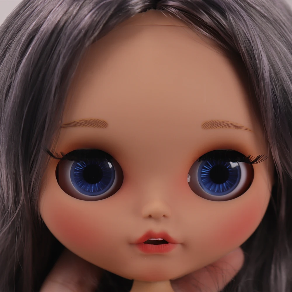 ICY DBS Blyth Doll Pouting Mouth Tan Skin Matte Face Joint Body 1/6 BJD OOAK Ob24 Anime Girl 6