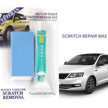 

Car Scratch Remover Paintwork Paint Scratches Scuff Touch Up Repair Kit + Sponge Car Paint Scratch Repair Agent Scraping Cream