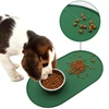Silicone Pet Bowl Mat Placemat Waterproof Prevent Spills Dog Cat Food Feeding Pad Kitten feeding Pet Bowl tray Mats 2