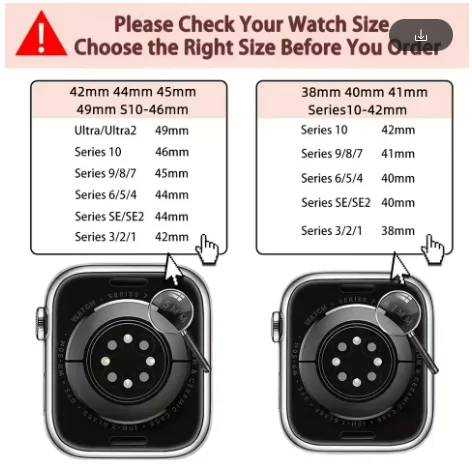 Silicone Sport Band for Smartwatch, Breathable Wristband Strap