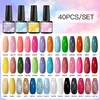 40/24/20Pcs Gel Nail Polish Set Colorful Glitter Nail Gel Kit Vernis Semi Permanent Varnishes Manicure Set Soak Off UV LED Gel 2