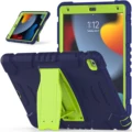Navy Blue-Lime
