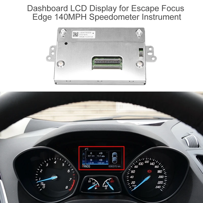 4.2'' Color Display For Ford Escape Focus Edge 140MPH Speedometer Instrument
