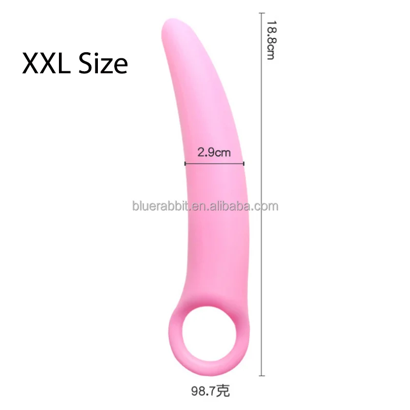 Crescent Shaped Female Anal Plugs Kits Anal Dilators Kits Pelvic Floor Muscle Trainers Vagina Dilators Sets for Women