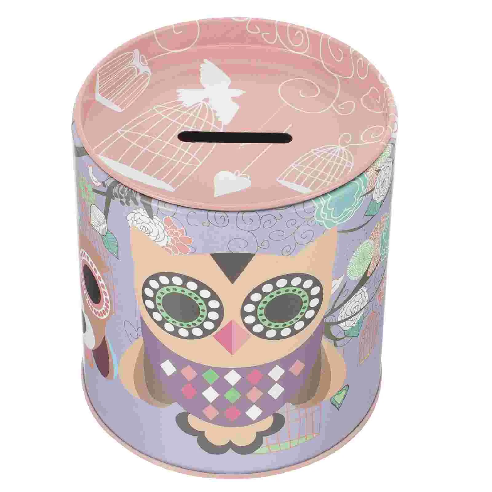 Piggy Bank for Adults Money Jar Owl Large Capacity Unique Child Banks Children Kids 2