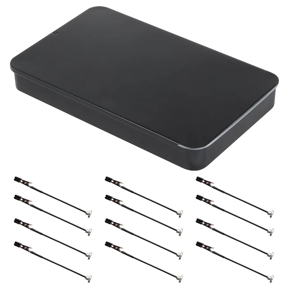 고무 팁이 있는 12PCS 악어 클립 스틱이 있는 베이스 홀더 에어브러시 스프레이 취미 DIY 모델 제작용 모델 스프레이 스탠드 베이스