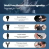 Fascial Massage Gun Electric Percussive Therapy Massager Body Relaxation With 4 Replaceable Head Can Muscle Recovery Gift Giving 4