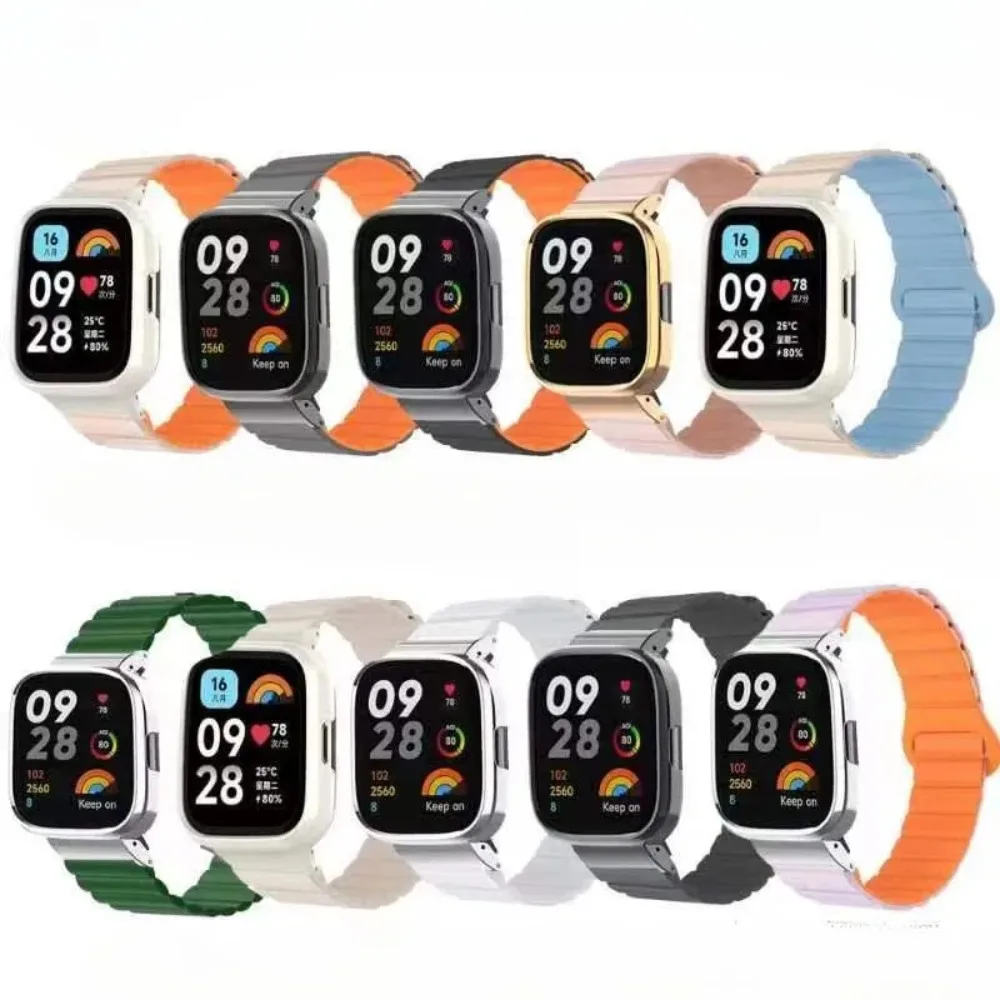 

Силиконовый магнитный ремешок для Redmi Watch 3 Active, сменный спортивный браслет для смарт-часов Redmi Watch Lite 2 3 3 Active Loop