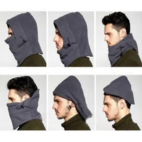 Windproof Cap Unisex Winter Outdoor Sports Camouflage Multifunctional Fleece Head Cover Soft Warm Riding Mask Hat 2