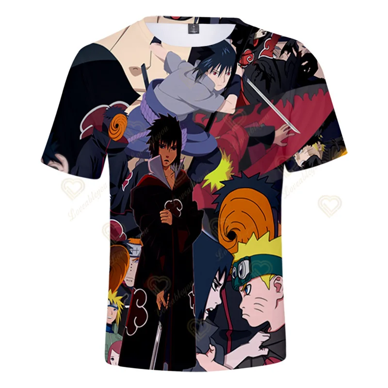 Anime Naruto Uzumaki Naruto Clothes 2022 New Arrival Summer Unisex