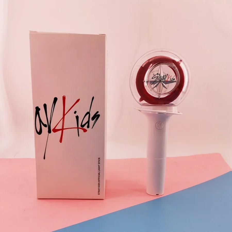 STRAY KIDS (스트레이키즈) - OFFICIAL LIGHT STICK VER.2 (+2 PHOTOCARDS) – EVE PINK  K-POP