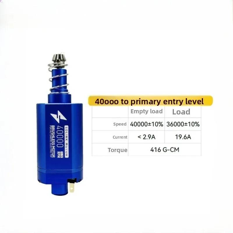 Moteur RC Brushless Haute Vitesse 31000-40000 RPM monté sur un support de test