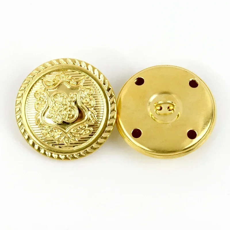 10 stuks metalen ronde knopen met schacht, sterren decoratieve naaiknop