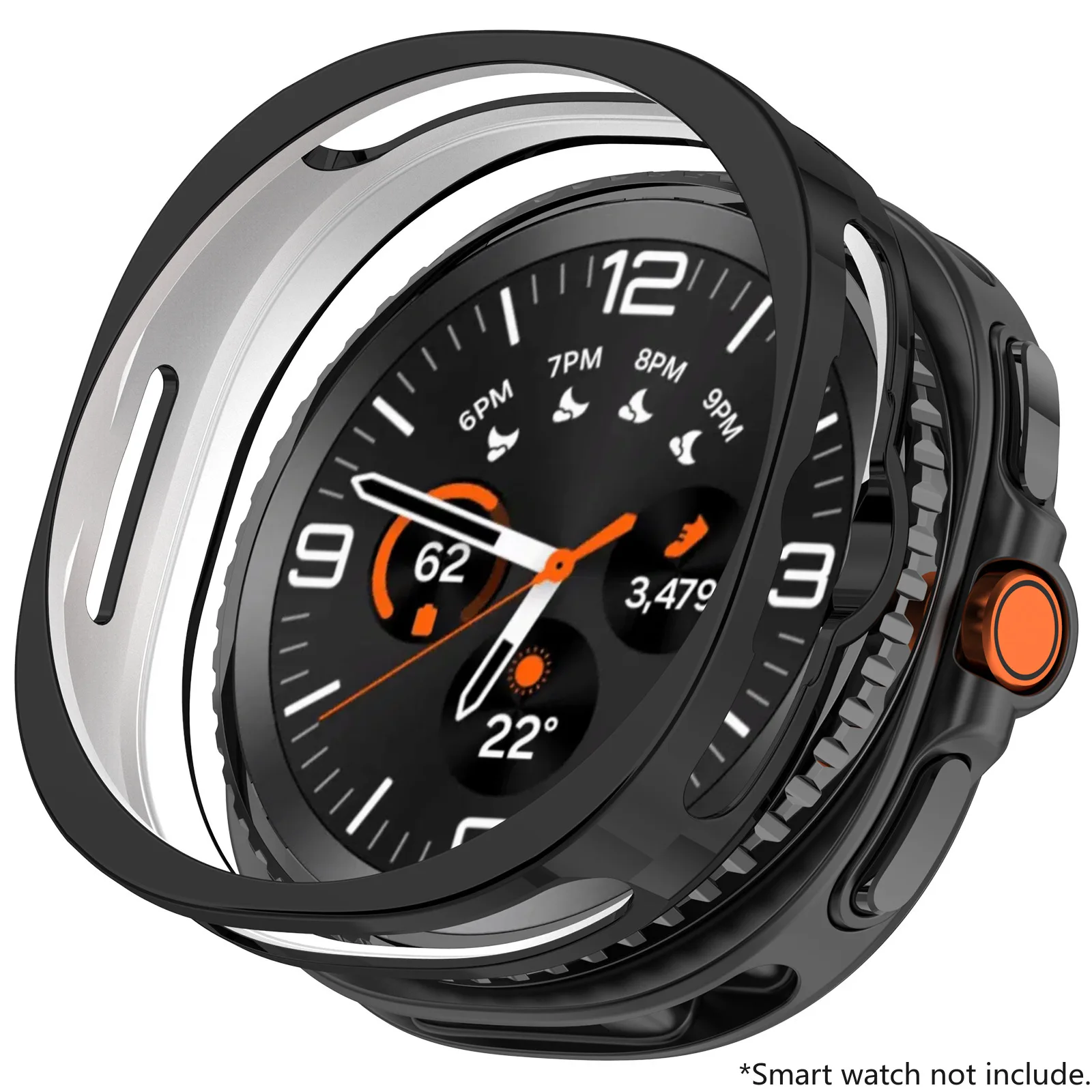 Soft TPU Protective Watch Case Cover – Hollow Out Design