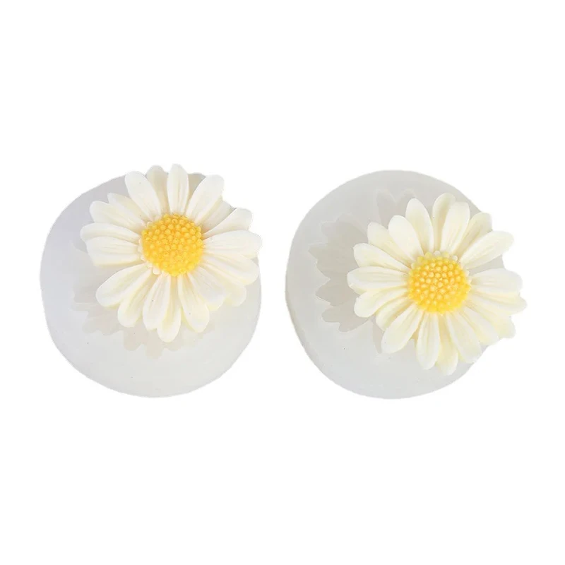 Daisy Scented Candle Daisy Silicone Candle Mold Aromatherapy Soap Mold For Candle Making Kit DIY Flower Handmade Candle Mold