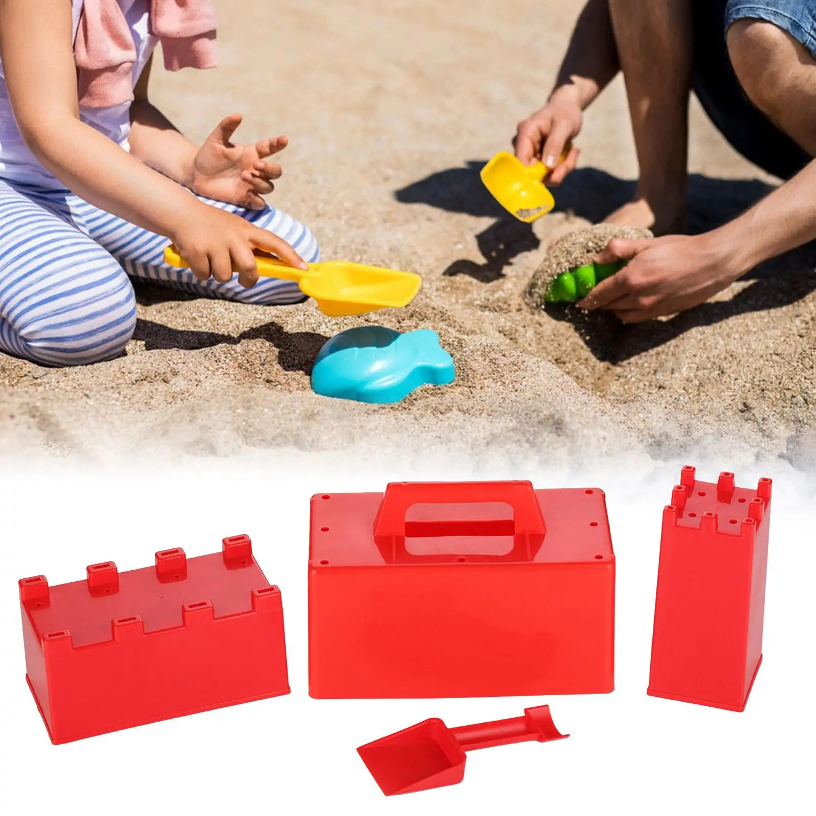 4x Sand Castle Mould Ski Supplies Birthday Gifts Snow Building Block