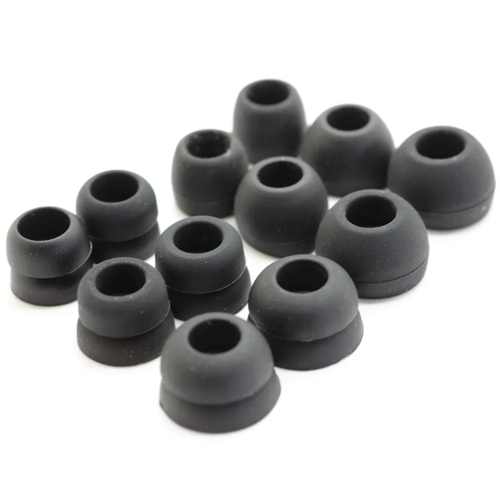 Original 6 Pairs 12 pcs Earbuds Eartips for Razer Hammerhead Pro V2 Adaro in-Ear Headphones Replacement Eartips