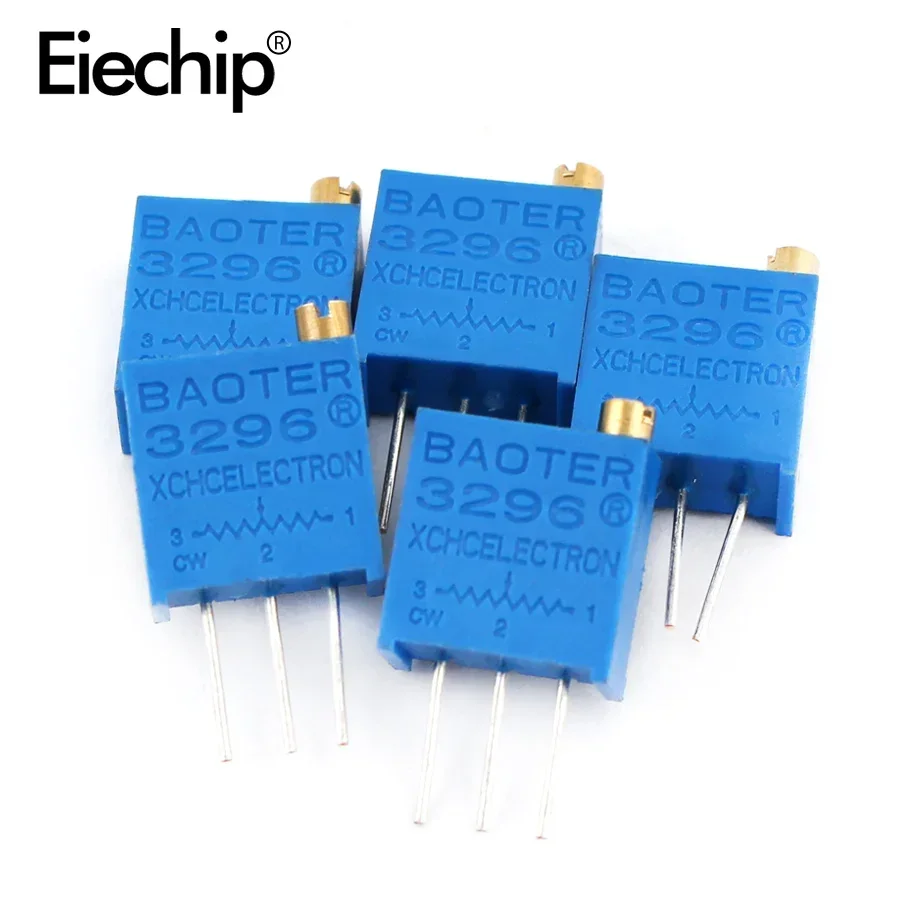 Adjustable resistor Trimmer potentiometer 20pcs Variable Resistor 3296W Trimpot Trimmer Potentiometer 3296 1K 2K 5K 10K 20K 50K 100K 200K 500K 1M 100R 500R