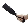 32cm Rectangle Paddle Riding Crops Flogger Horsewhips Spikes Black Matte Leather Spanking Paddle Slapper Dressage Whips 2