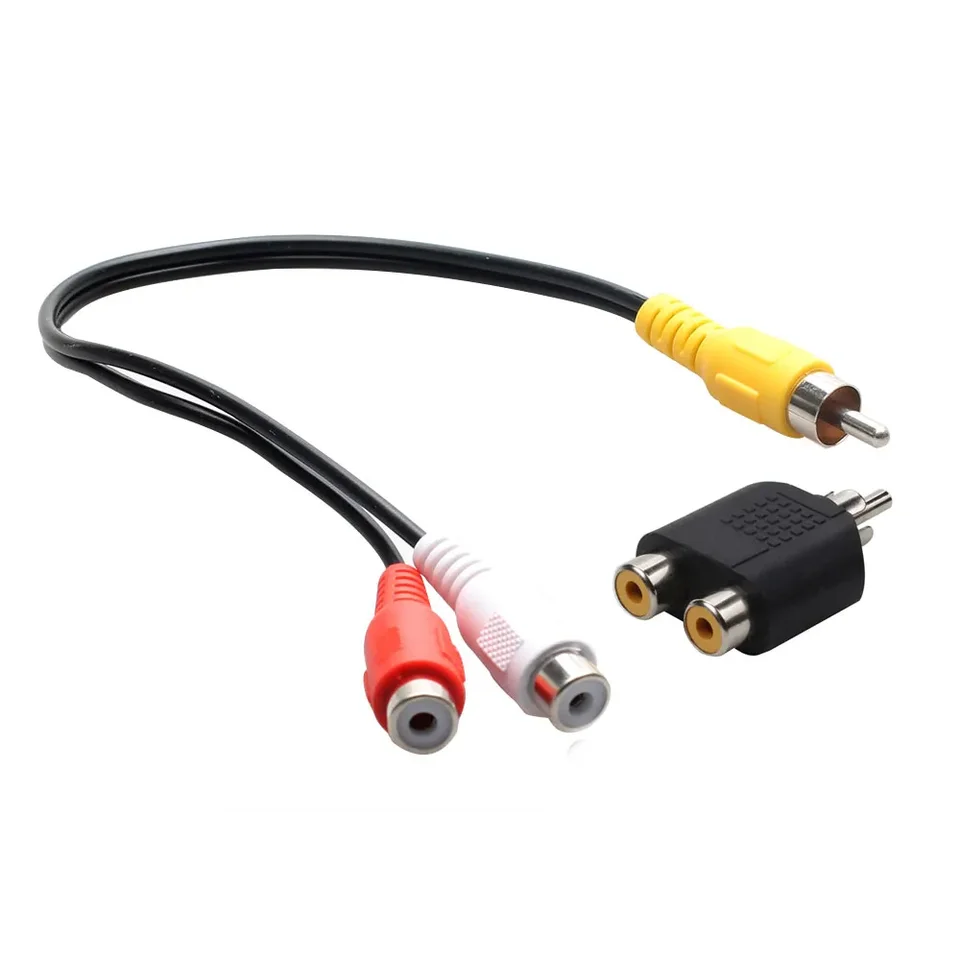 Cavo Splitter Audio Ave-a Cavo Adattatore Y 1,5m - Da Spinotto 3,5mm Maschio A 2 RCA Femmina (Audio Stereo) Adattatore Cuffie A Rca - Foto 6