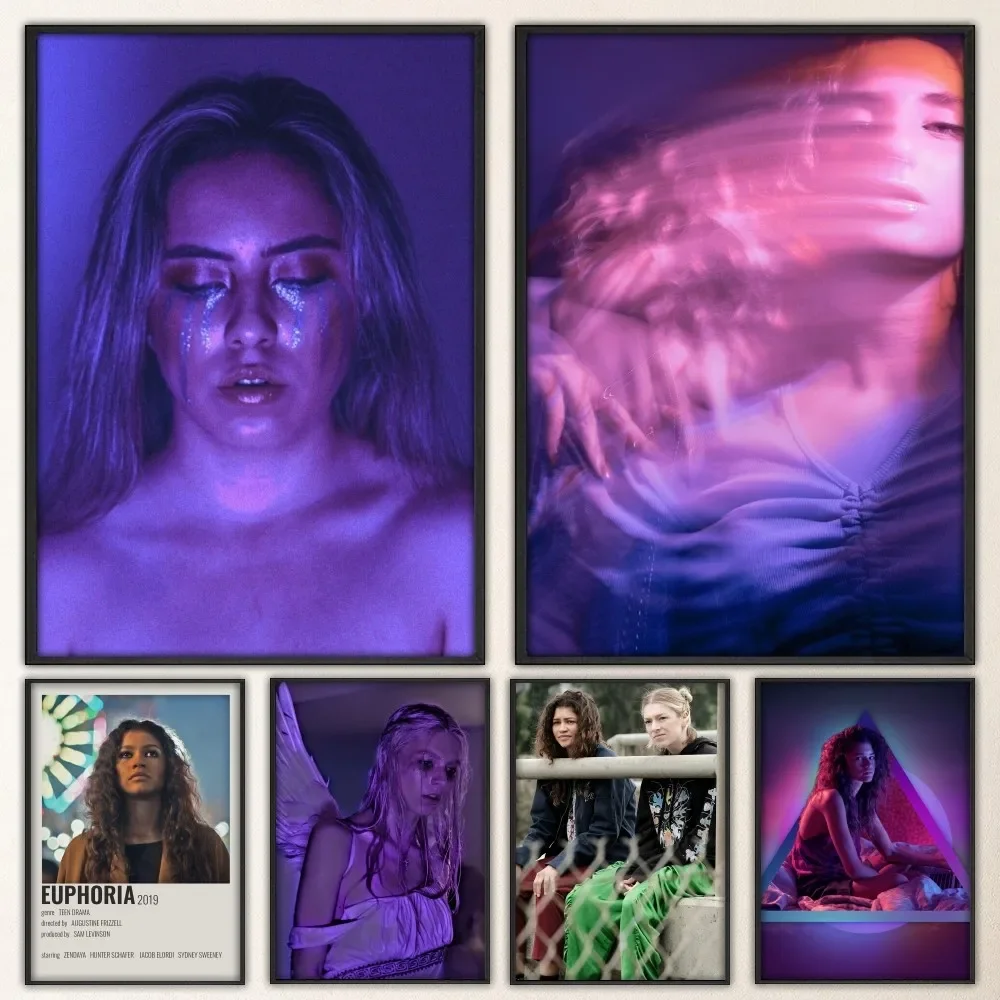 E-Elegance Tv Show Poster Art Autoadesivo Art Hd Quality Poster Wall Art Painting Studio Wall Decor Small