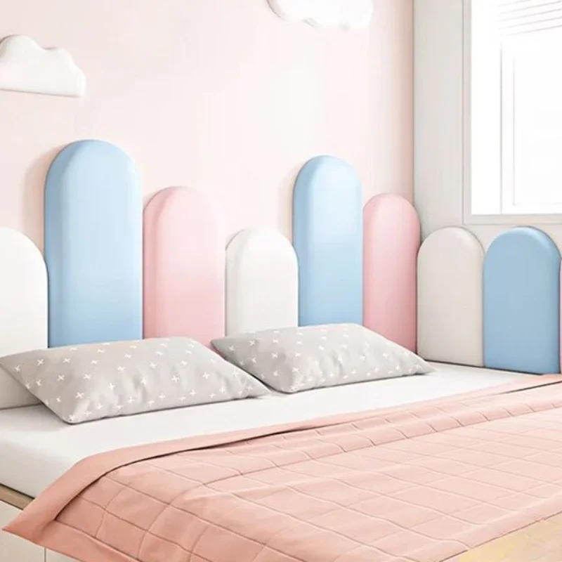 Bed Headboard Modern Bedroom Decor Head Board Stickers Wood Wall Panels Home Decoration Wall Art Tete De Lit Cabecero Cama