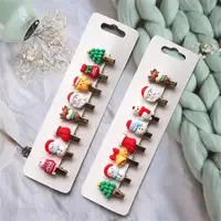 Christmas Hair Clips for Girls Baby Hair Accessories Party Hair Barrettes Holiday Theme Hairpins Trend Kids Headwear 69HE