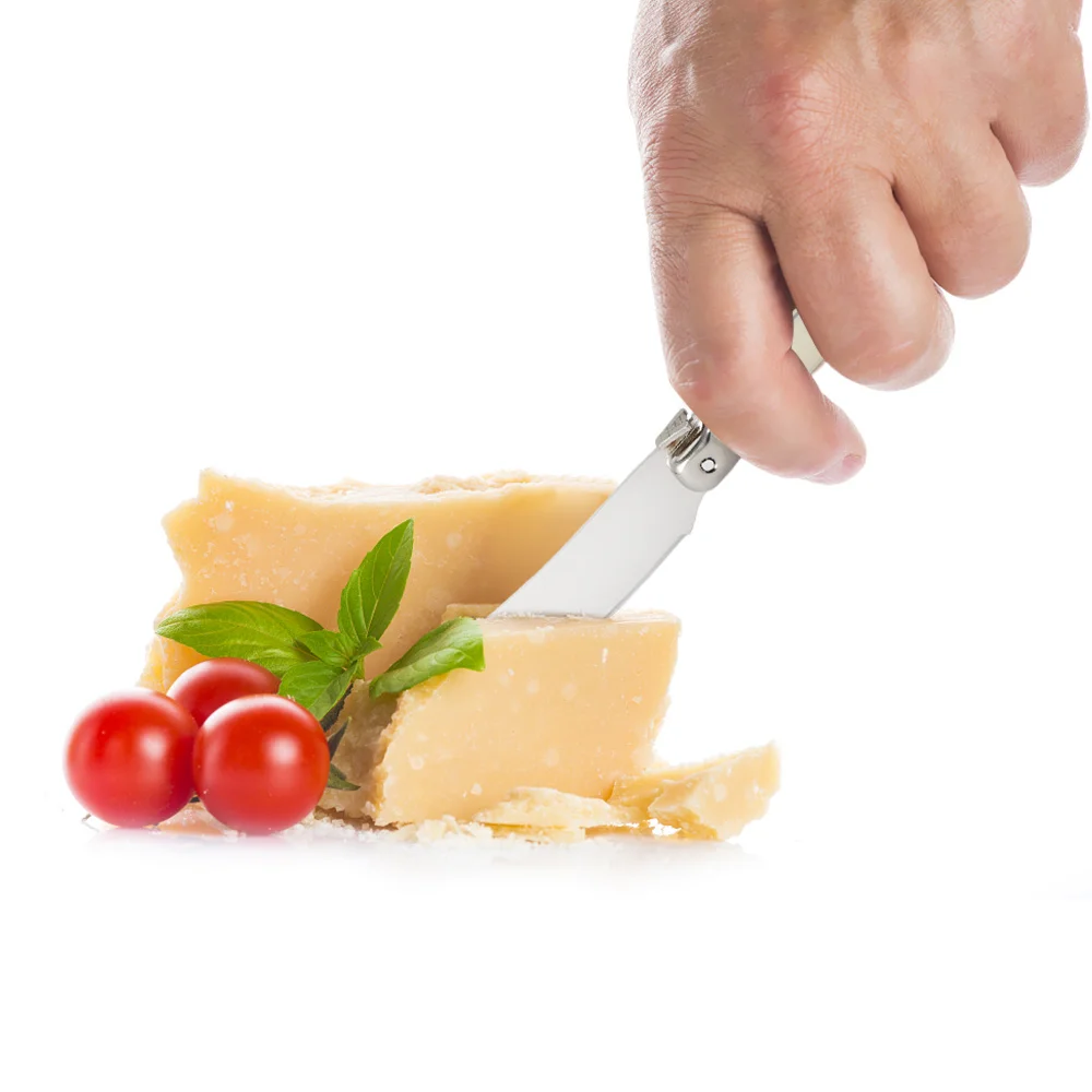 Butter Knives Butter Spatula 4/6/8Pcs Stainless Steel Jam Spreader Cake Slicer White Plastic Handle Cheese Spreader Knife