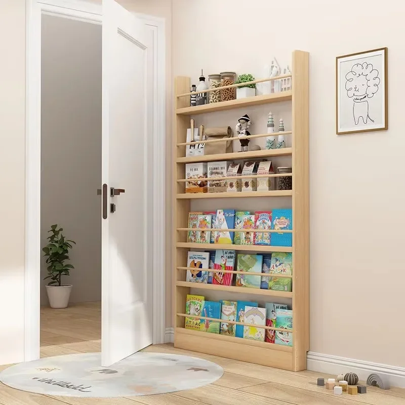 Mensole A Nuvola Per Cameretta - Set 2 Ripiani Sospesi In Legno Per Decorazione Parete Bambini