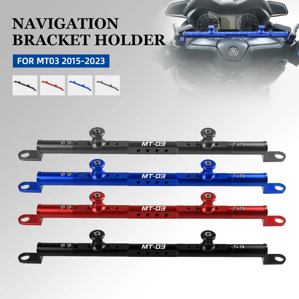 

For Yamaha MT03 MT-03 2015 2016 2017 2018 2019 2020 2021 Accessories Crossbar Handlebar Balance Lever Cross Bar GPS Phone Holder