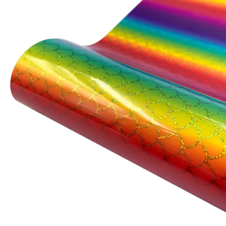 Vinile adesivo arcobaleno olografico cromato metallico artigianale