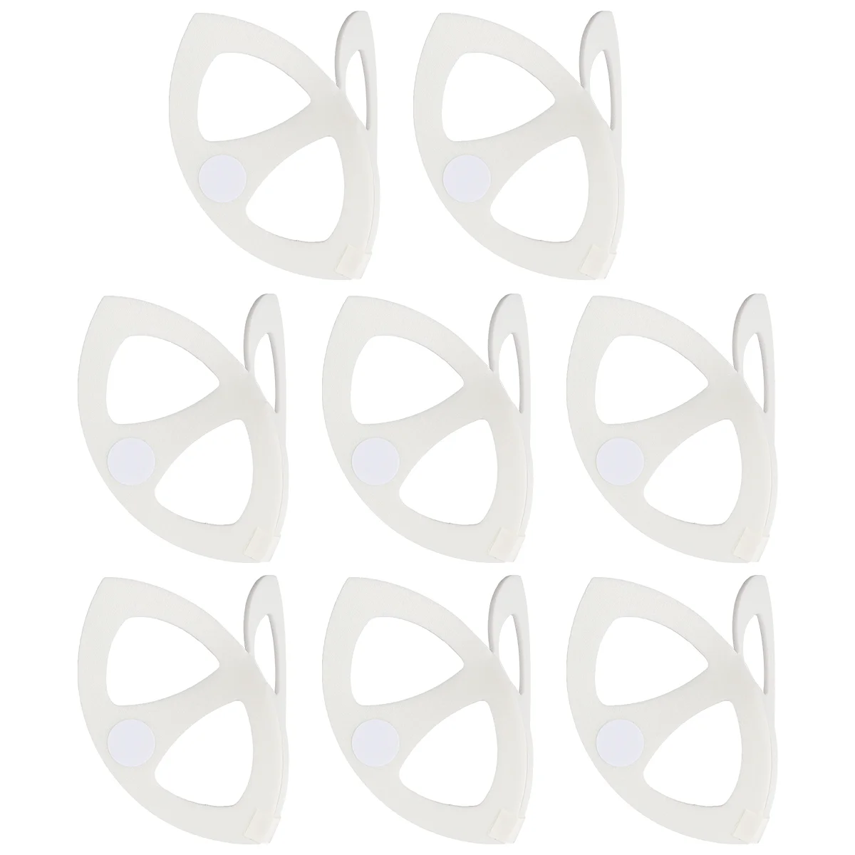 

8pcs Reusable Mask Stand Practical Portable Fashion Mask Accessories Pad