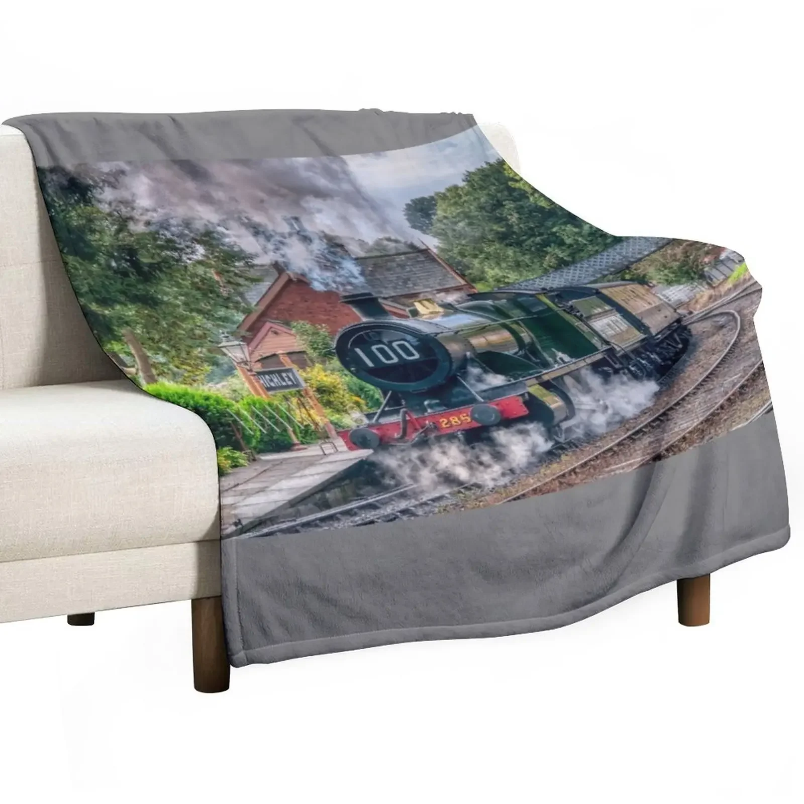 

Great Western Railway Engine 2857 - 100th Birthday Throw Blanket sofa bed blankets and throws Blankets