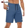 MAGCOMSEN Men's Workout Shorts Gym Sports Casual Clothing Solid Color Fitness Running Quick Dry Breathable Training Short Pants 1