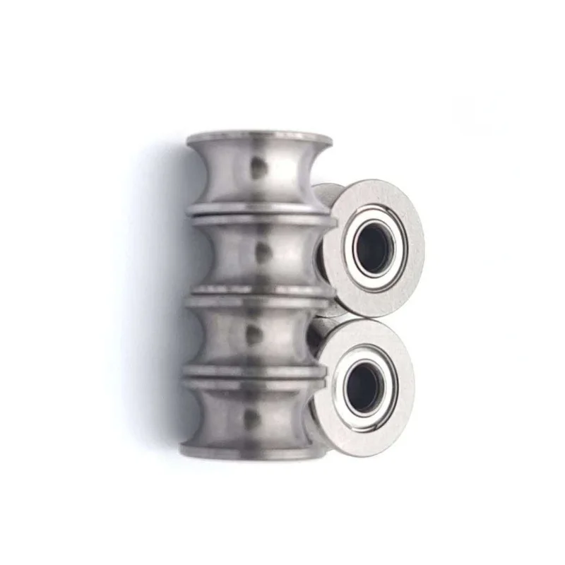 10 Cuscinetti A Sfere U624ZZ In Acciaio Al Carbonio – Scanalatura A U, 4x13x7mm, Pulegge Per Guida Lineare E Binari, Doppia Schermatura