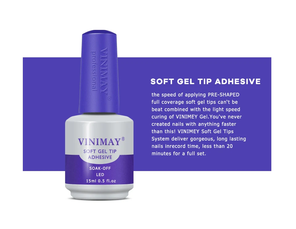 VINIMAY Base & Top Coat Gel Nail Polish