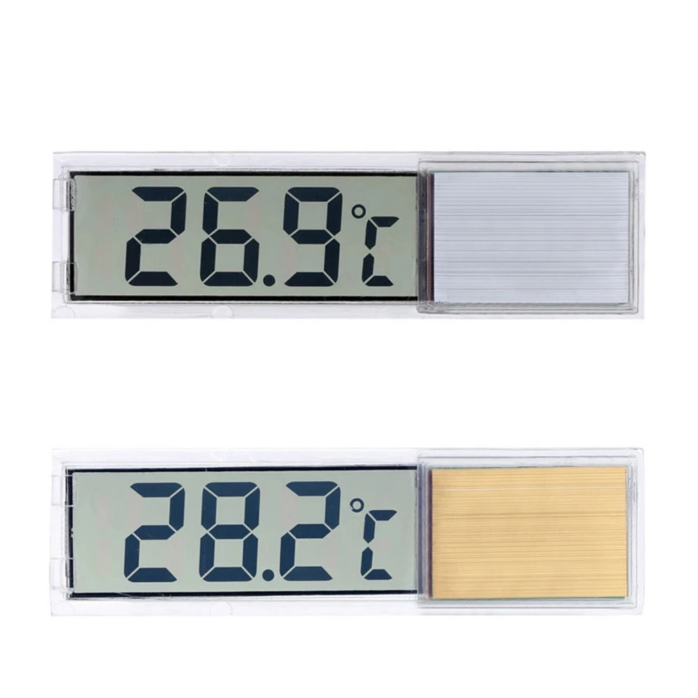 Aquarium Thermometer Waterproof 3D Digital LCD Electronic Fish Tank Temperature Fish Turtle Temp Meter Aquarium Decoration