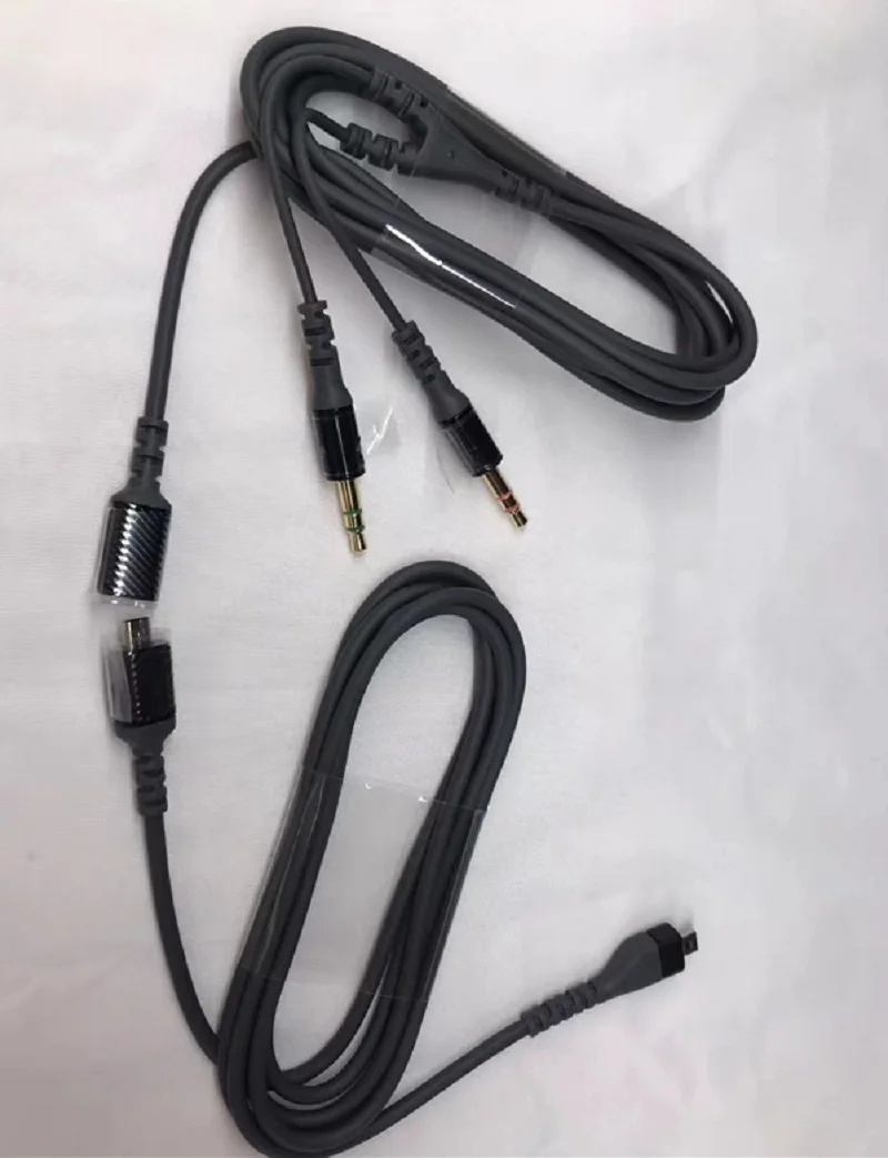 Original Replacement Headphone One point, two lines cable for SteelSeries Arctis 3 5 7 9 Pro Headphones Repair parts cables