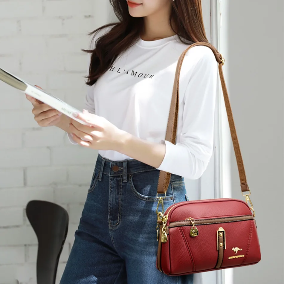 Leather Shoulder Crossbody Women Handbags Small