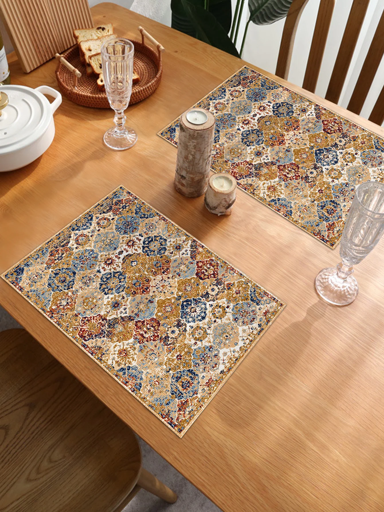 429850-1c52c4.jpg S58f9ba91aa3b4e339736cc3cf3021273z Teslin placemat polyester Indian style anti slip insulation family table decoration table mat restaurant decoration mat Mallzona