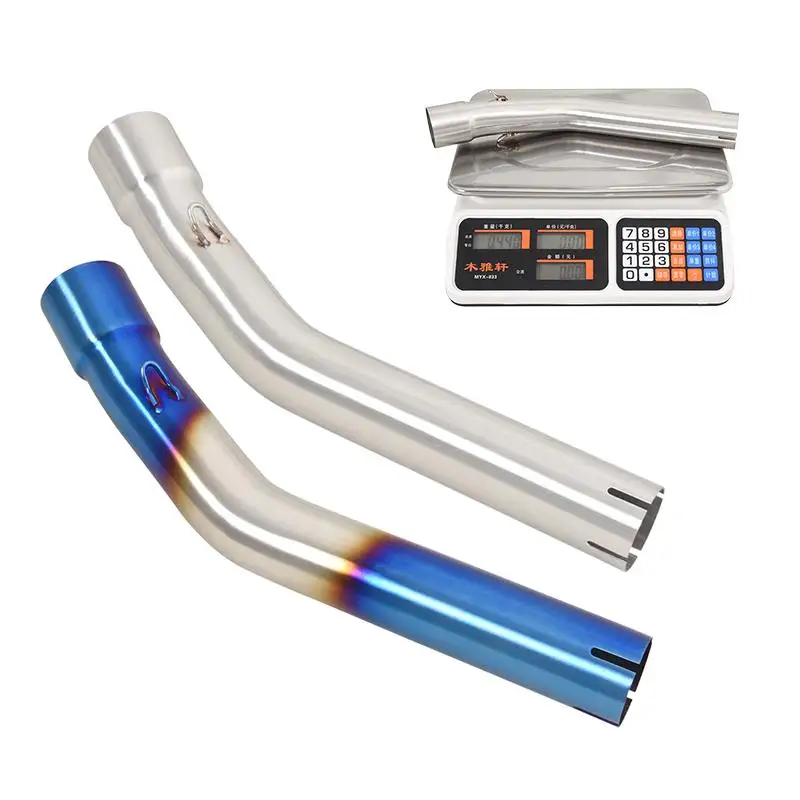 Scarico Moto Mid Connect Link Pipe Slip On Acciaio Inossidabile Per Yamaha Tenere 700 2019-2023 700 Rally Edition 2020-2023