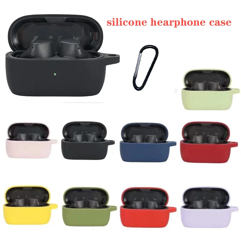 Per Jabra Elite 4 Custodia Auricolari Bluetooth In Silicone Custodia Protettiva Antiscivolo Per Jabra Elite4 Hearphone Box Fundas