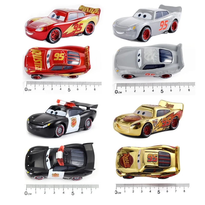 fisher price car Disney Pixar Cars Lightning McQueen Jackson Storm Mater 1:55 Diecast Metal Alloy Model Vehicle Toys For Children's Birthday Gift electric toy car