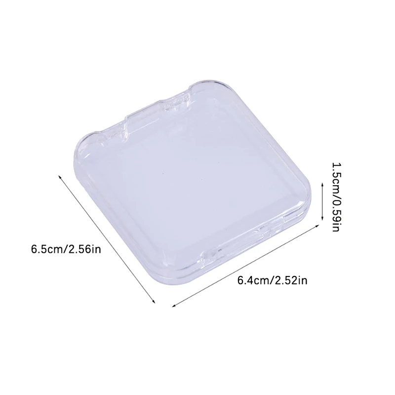 Fake Nails Transparent Flip Cover Organizer Display Box Dustproof Exquisite False Nails Display Case Anti Oxidation Packing Box